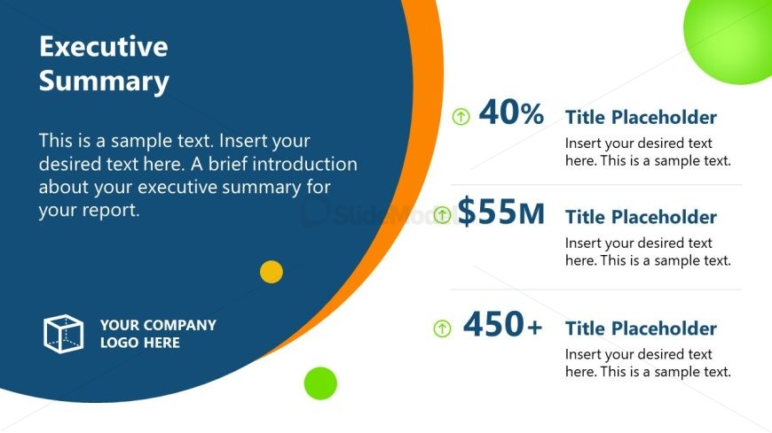 Presentation Template for Annual Report 