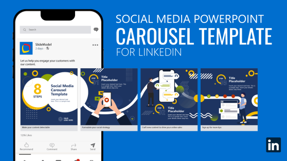 8-Step Social Media Carousel Presentation Template