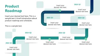 PowerPoint Slide for Product Roadmap 