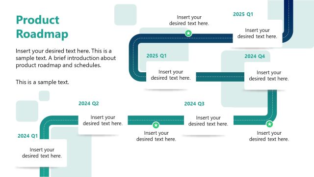 Product Roadmap PowerPoint Slide
