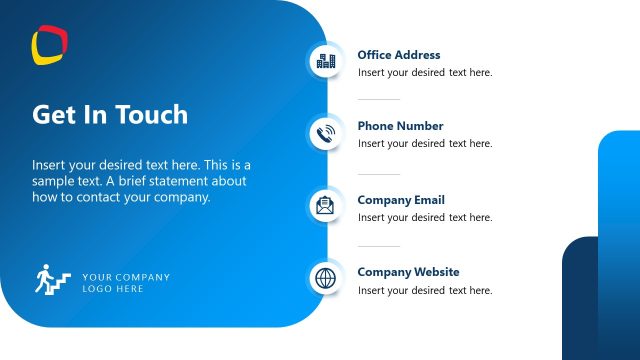Get in Touch – Contact Us Slide