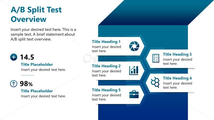 Editable Split Test Presentation Template 