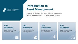 Asset Management Slide Template for Introduction