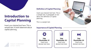 Capital Planning Template Slide 