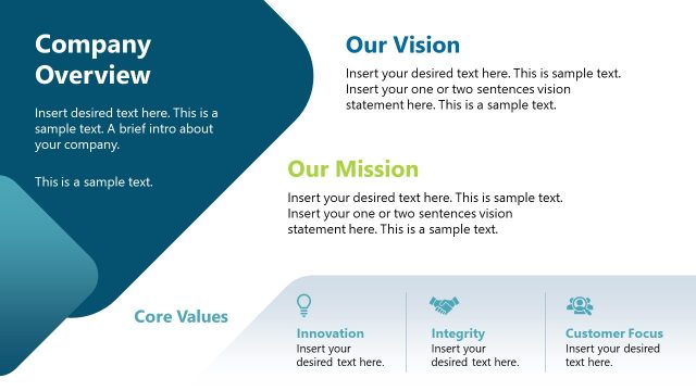 Professional Company Overview Presentation Slide