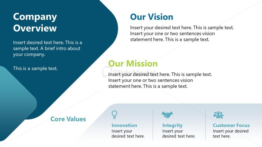 Editable Company Overview Template