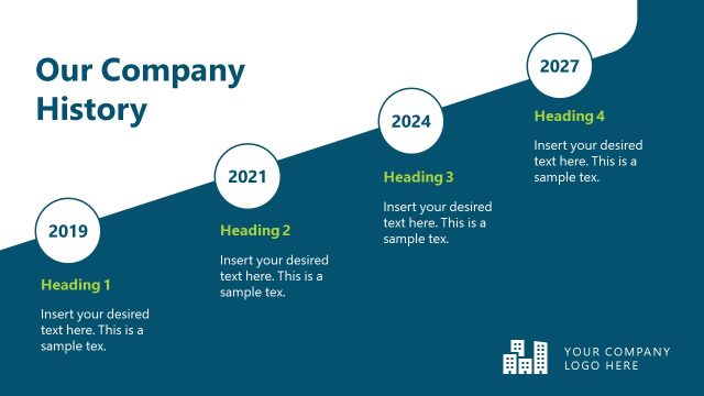 Our Company History PowerPoint Slide