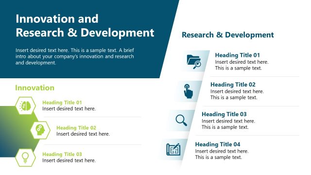 Innovation and Research & Development Slide