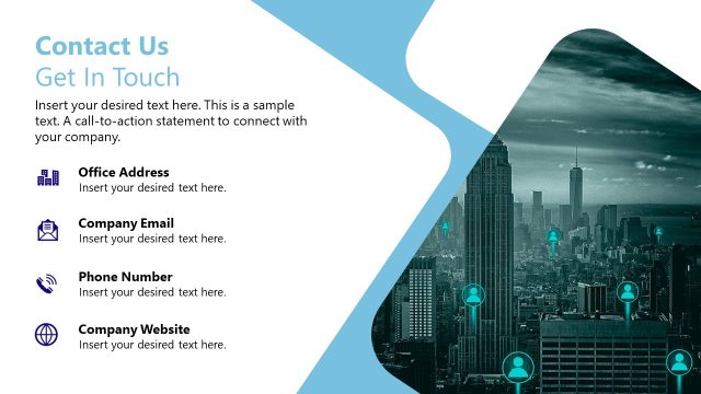 Contact Us Slide for Digital Transformation Template