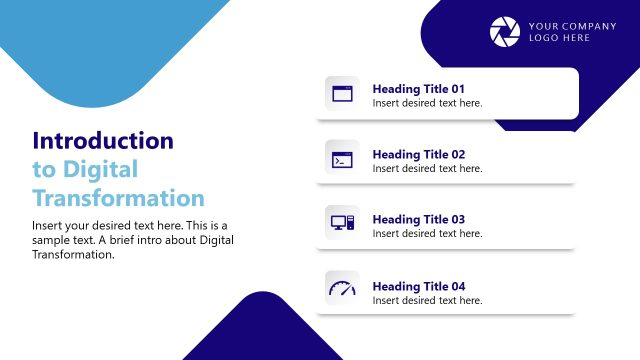 Introduction to Digital Transformation Slide