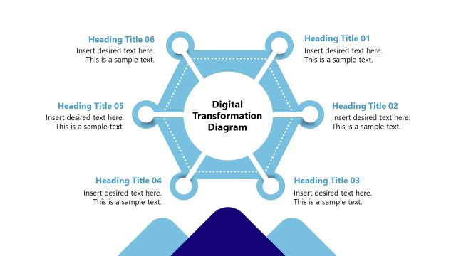Segmented Hexagon Diagram PowerPoint Slide