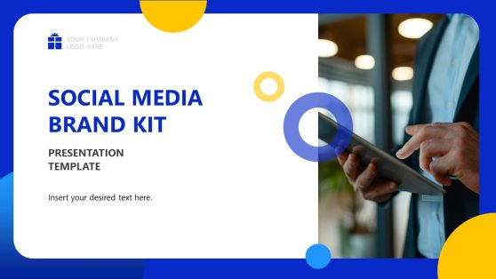 Editable Brand Social Media Kit PPT Template 