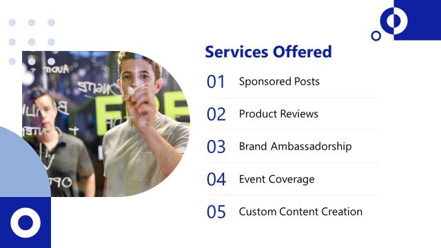 Services Offered – Social Media Kit Template