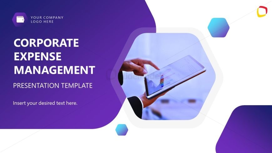 Title Slide - Expense Management Template