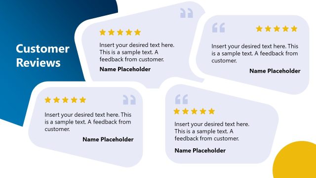 Customer Reviews Presentation Template Slide