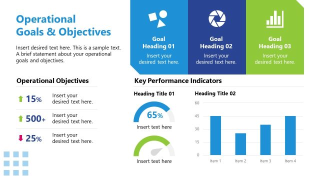 Operational Goals and Objectives PPT Slide