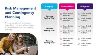 Risk Management Slide for Corporate Event Planning 