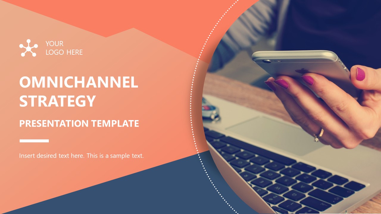 Creative Omnichannel Strategy Presentation Template Title Slide