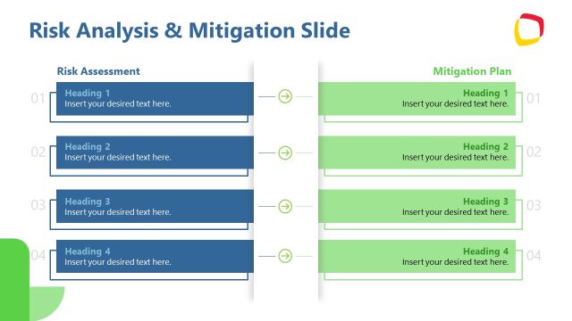 Risk Assessment PPT Slide Template
