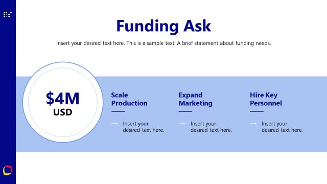 Funding Ask – Seed Funding Template
