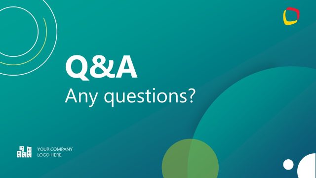 Q&A Presentation Slide for Business Case Study Template