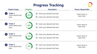 Project Progress Tracking Presentation Template Slide 