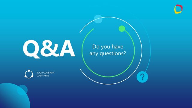 Q&A Slide for Executive Project Overview Presentation