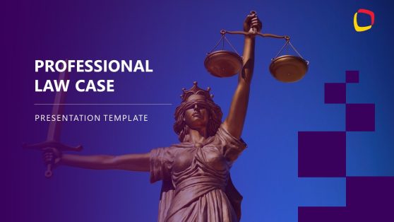 Professional Law Case PowerPoint Template