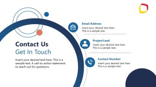 Get in Touch Slide - Product Team Template 