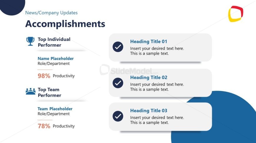 Daily Product Team Updates Template for PowerPoint 