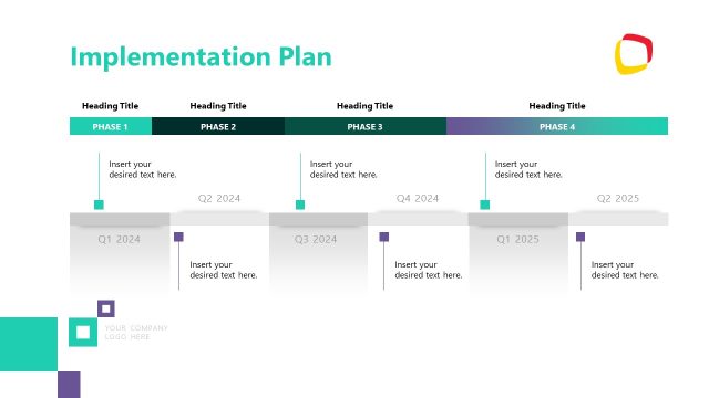 Implementation Plan Timeline PPT Slide