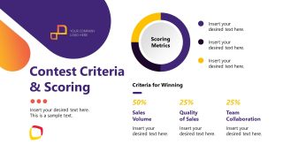 Sales Contest Slide Template 