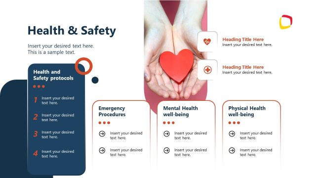 Editable Health & Safety PowerPoint Template Slide