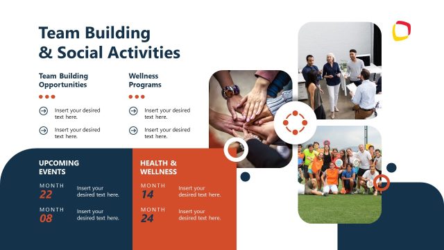 Team Building & Social Activities PPT Template