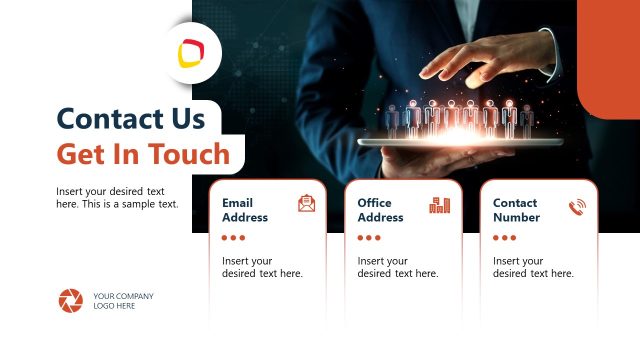 Get in Touch – New Hire Orientation Slide Template