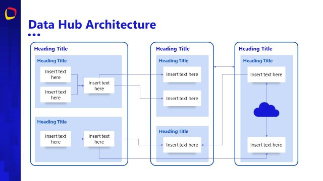 Data Hub Architecture PPT Slide
