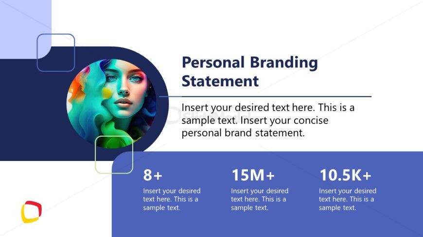 Editable Personal Branding Statement Slide Template