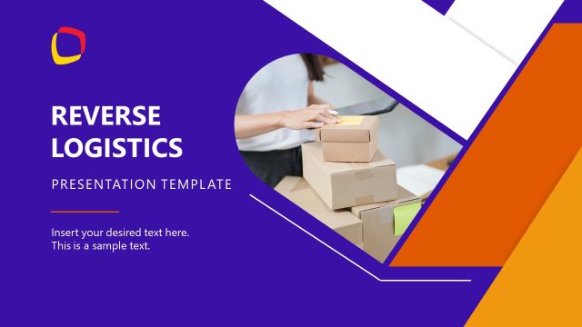 Reverse Logistics Presentation Template – Cover Slide