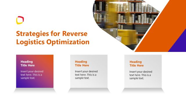 Strategy Presentation Slide – Reverse Logistics PPT Template