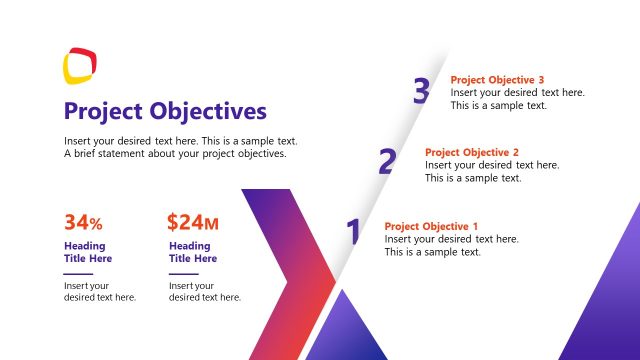 Project Objectives PPT Slide – Project Execution Plan Template