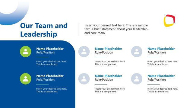 Our Team & Leadership Slide – Expansion Project Template