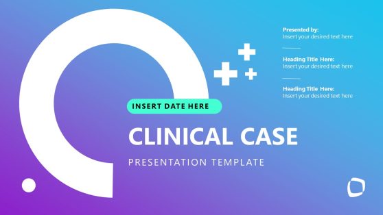 Clinical Case Template - Editable Title Slide