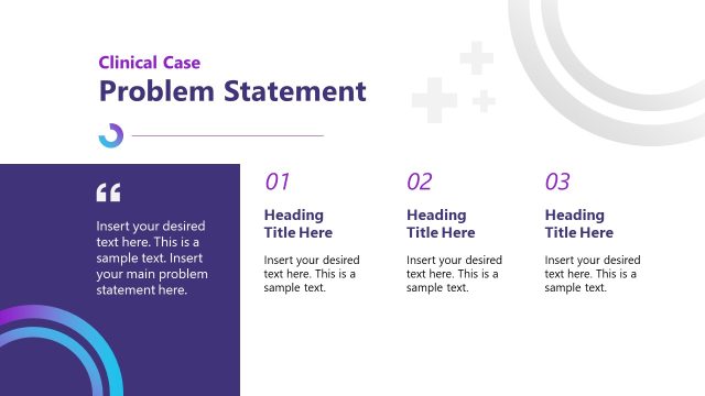 Problem Statement Slide with Three Segments