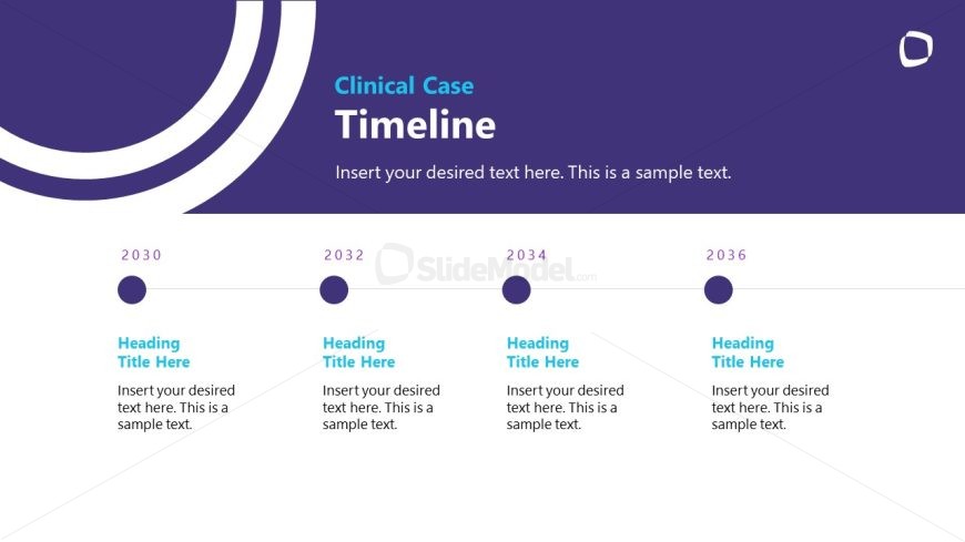 Timeline Presentation Slide Template for PPT