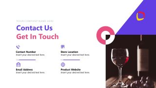 Contact Slide - Product Idea Proposal Template 