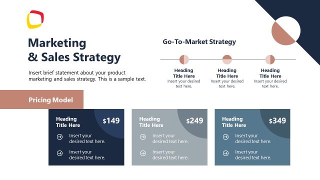 Marketing & Sales Strategy Slide – New Product Idea Proposal Template
