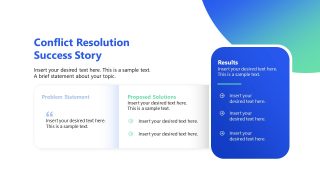 Success Story Presentation Slide 