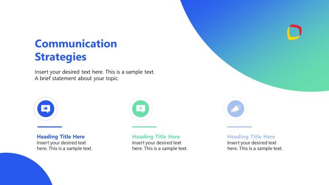 Communication Strategies Slide for PowerPoint