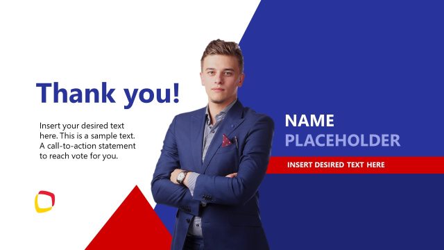 Thank You Slide – Political Campaign Template