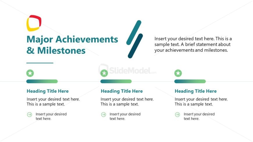 Year-in-Review Template Slide